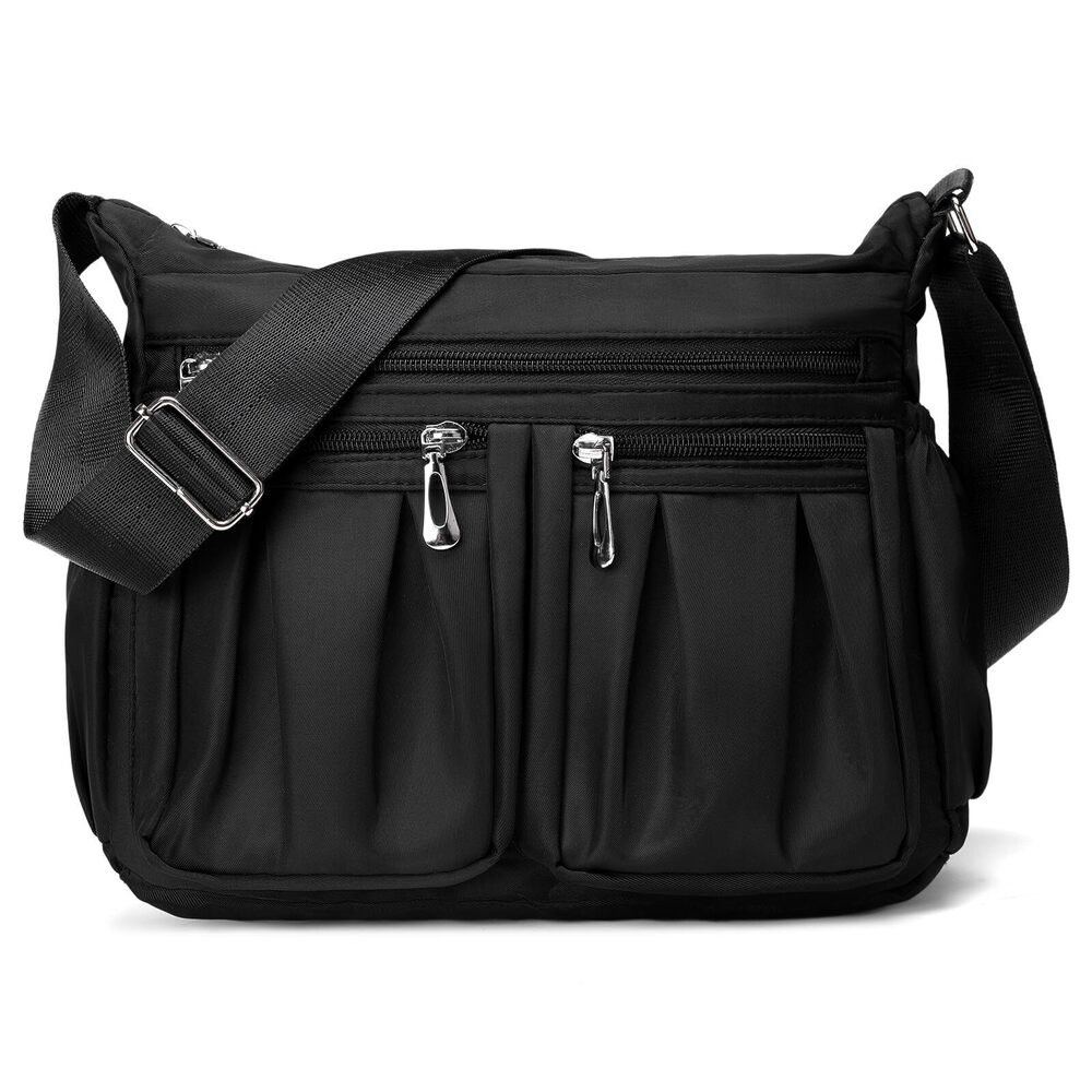 9186 Crossbody Bags Nylon Waterproof Shoulder Purse Messenger Bag Multiple